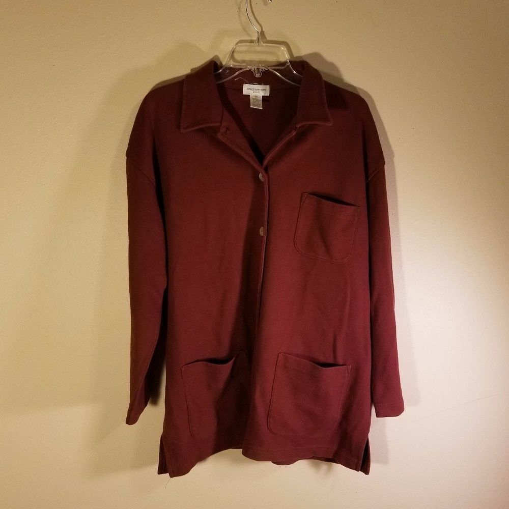 Jones New York long light jacket
